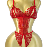Lingerie Dentelle Nœud Une Pièce Sexy