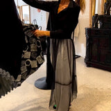 Chemise Longue Fluide à La Mode En Maille