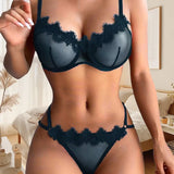 Pyjama Fin Maille Dentelle