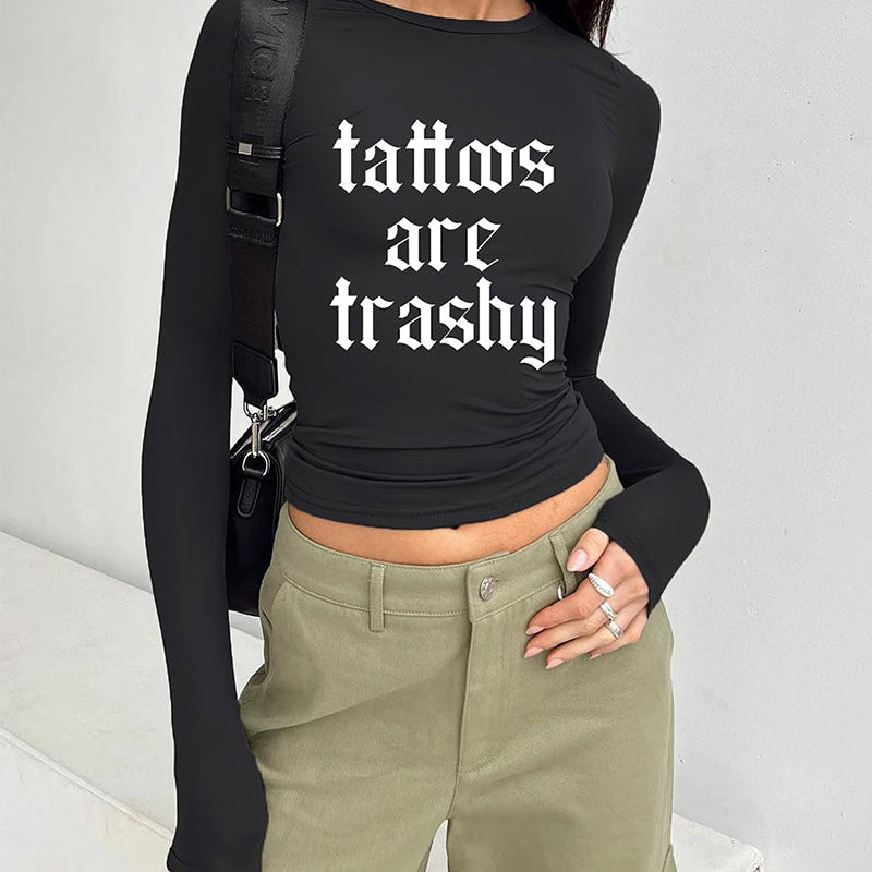 T-Shirt Manches Longues Ajustées