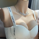 Soutien-Gorge Sans Couture Et Sans Armatures Avec Dos Décoratif