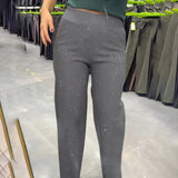 Pantalon Large Tendance Et Décontracté