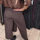 Jupe-Pantalon Élégant Design À Fermeture Éclair Décontracté