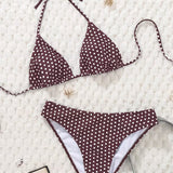 Bikini Bretelles À Pois