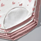 Culotte Femme Mignon Amour Imprimé Doux Respirant