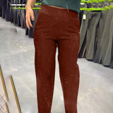 Pantalon Large Tendance Et Décontracté