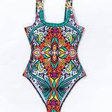 Combinaison de Bain à motifs Floraux de Plage