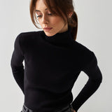 Solene | Pull col roulé classique pour femme