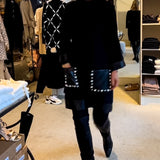 Robe décontractée à col rond avec poches