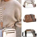 Sac bandoulière zippé multifonctionnel