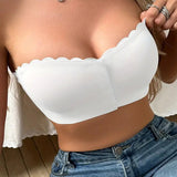 Soutien-Gorge Sans Couture Devant Attache Bandeau Sans Bretelles
