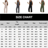 Ensemble Deux Pièces Top Gilet Plissé