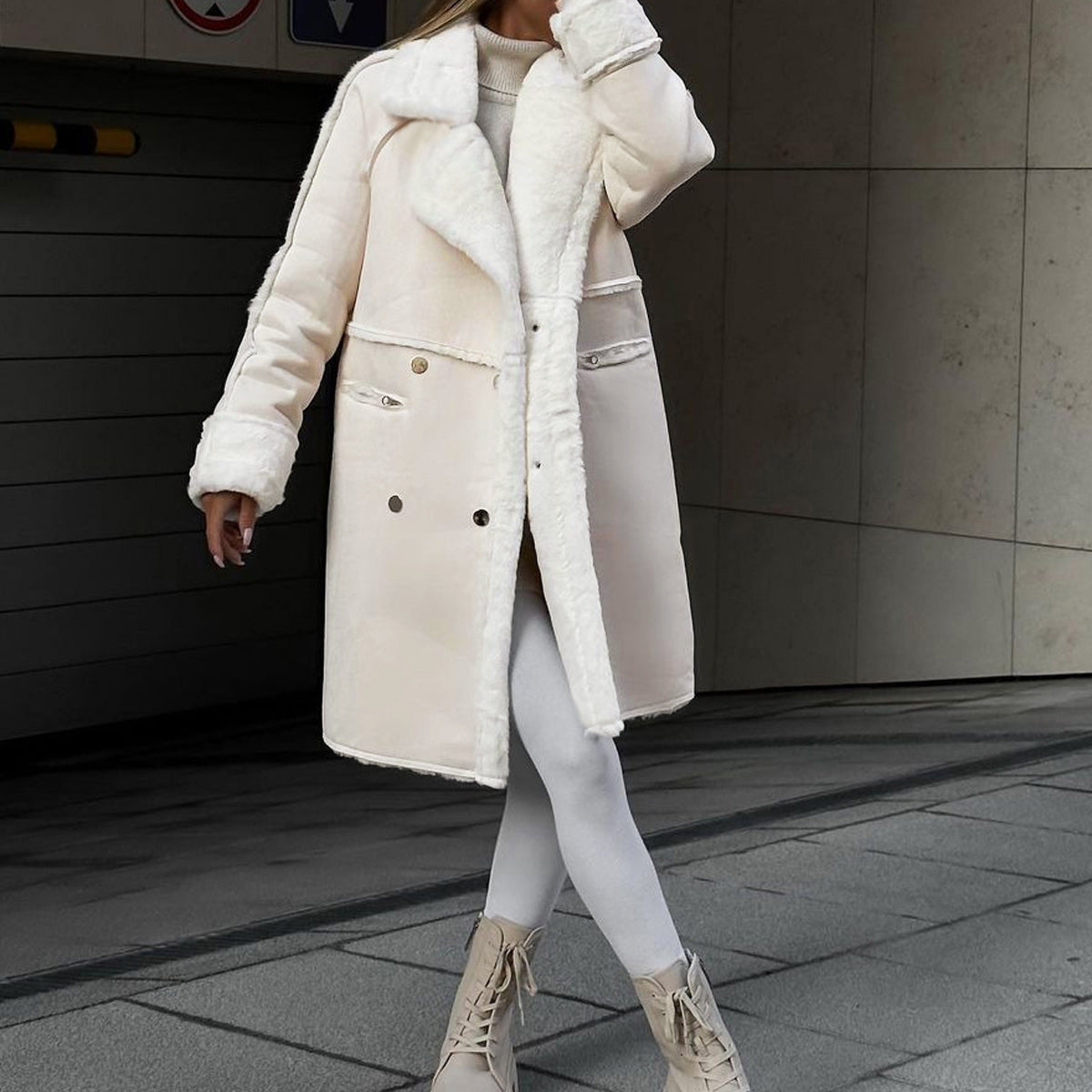 Vivian | Manteau d'hiver en peluche à coupe confortable pour femme