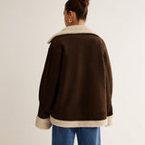 Silvana | Veste vintage marron pour femme