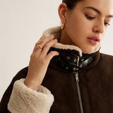 Silvana | Veste vintage marron pour femme
