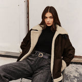 Silvana | Veste vintage marron pour femme