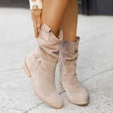 Léonie – Bottes mi-mollet femme d’hiver style intemporel