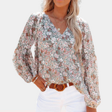 Samaira | Blouse d'été à imprimé floral pour femme