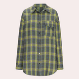 Billie | Chemise à manches longues à carreaux pour femmes