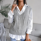 Marielle | Cardigan élégant à col en V pour femme