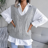Marielle | Cardigan élégant à col en V pour femme