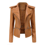 Thalia | Veste motard slim fit pour femme