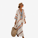 Kaftan Long à Rayures