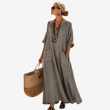 Long Kaftan à Rayures