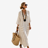 Long Kaftan à Rayures