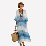 Long Kaftan à Rayures