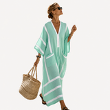 Long Kaftan à Rayures