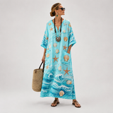 Long Kaftan à Rayures