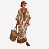 Kaftan Long à Rayures