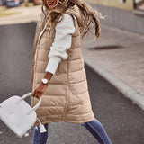 Wednesday | Gilet long chaud pour l’hiver pour femme