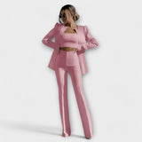 Selina – Ensemble trois pièces veste, haut et pantalon