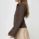 Odetta | Blouse à basque avec silhouette chic pour femme
