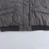 Swara | Veste Bomber Grise Coupe Ample et Tendance pour Femme
