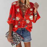 Giulianna | Blouse à Imprimé Floral avec Silhouette Douce pour Femme