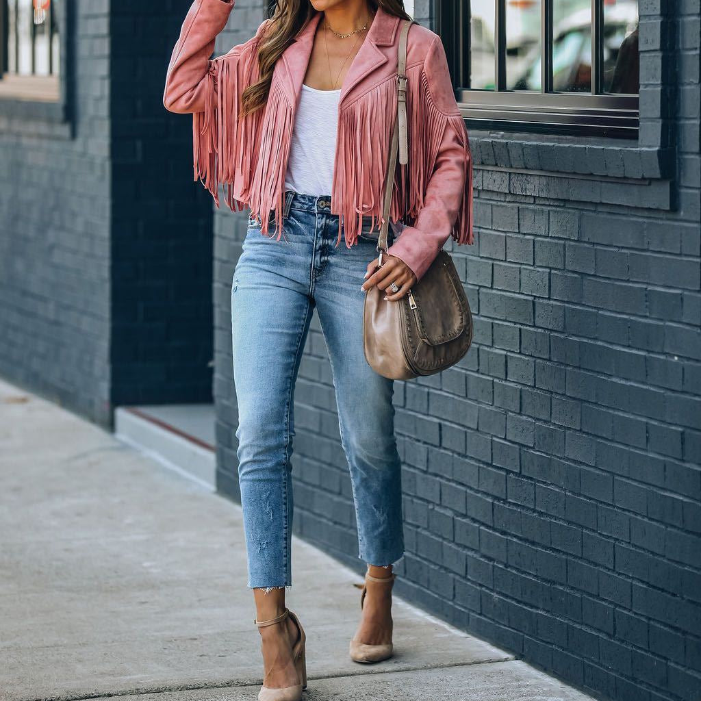 Nikki | Veste à franges au style western pour femme