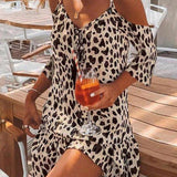 Robe imprimé léopardd