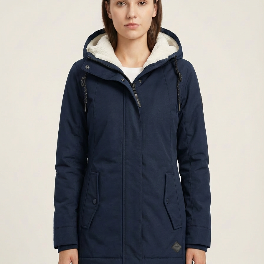 Éliane – manteau d’hiver long imperméable pour femmes, chaud et élégant
