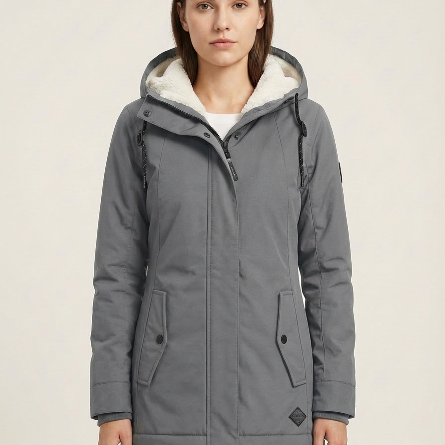 Éliane – manteau d’hiver long imperméable pour femmes, chaud et élégant