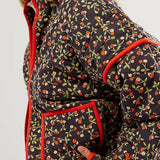 Catarina | Manteau vintage à motif floral pour femme