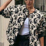 Catarina | Manteau vintage à motif floral pour femme
