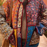 Catarina | Manteau vintage à motif floral pour femme
