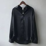 Modille | Chemise en satin à boutons pour femme
