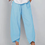 Cinzia | Pantalon large en lin pour femme