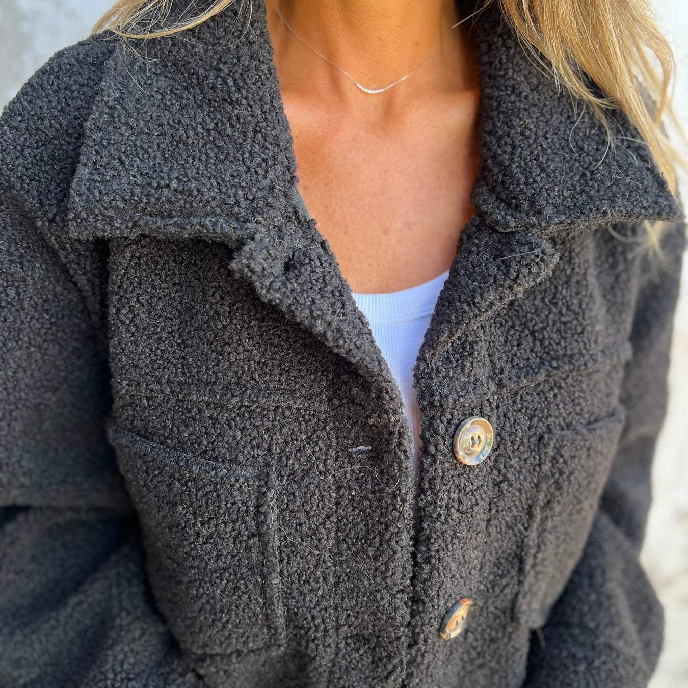 Skylah | Veste Douillette en Peluche pour Femmes