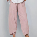 Cinzia | Pantalon large en lin pour femme