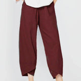 Cinzia | Pantalon large en lin pour femme